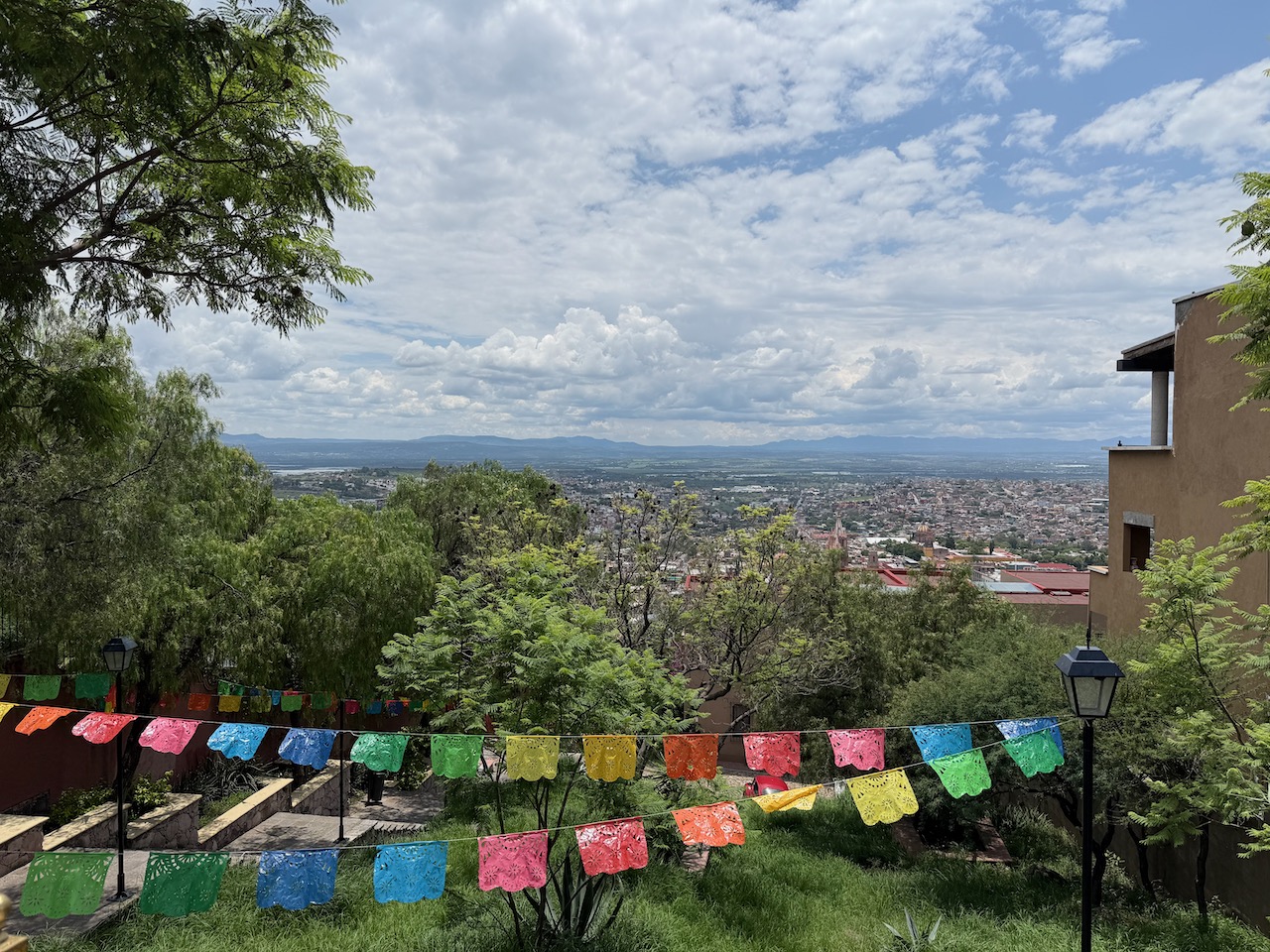 View over San Miguel de Allende in the Mexican highlands