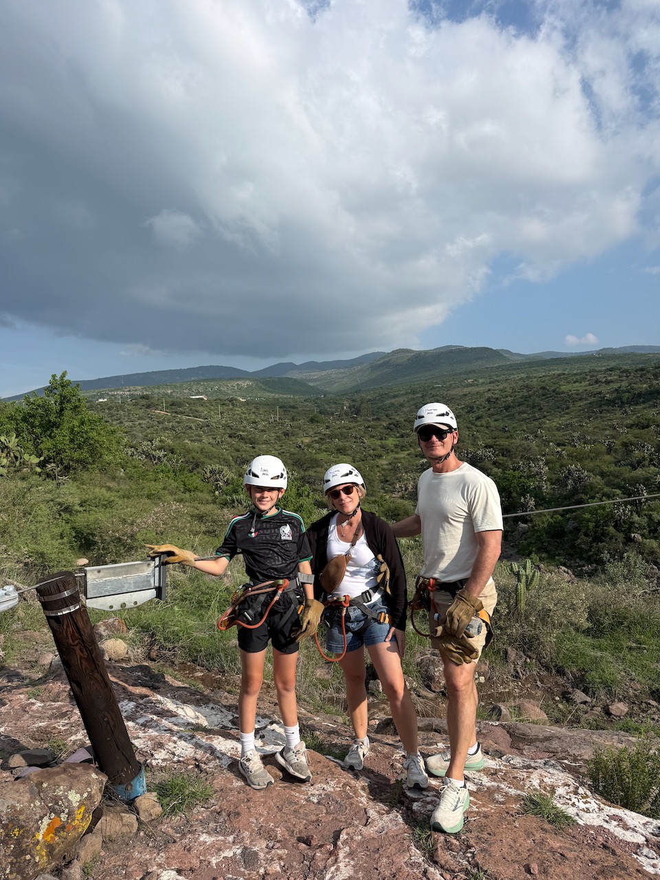Ziplining at Parque de Aventura San Miguel